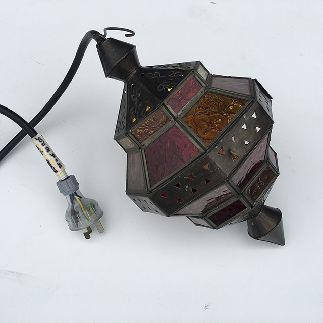 LANTERN, Moroccan - Small Wired 30-40cm