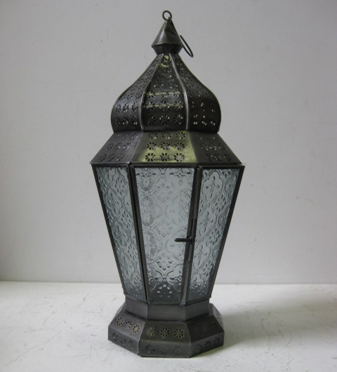 LANTERN, Moroccan - Silver