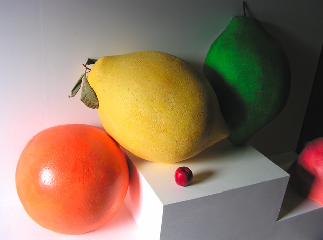 FRUIT, Oversized Orange (Half) 50cm diameter
