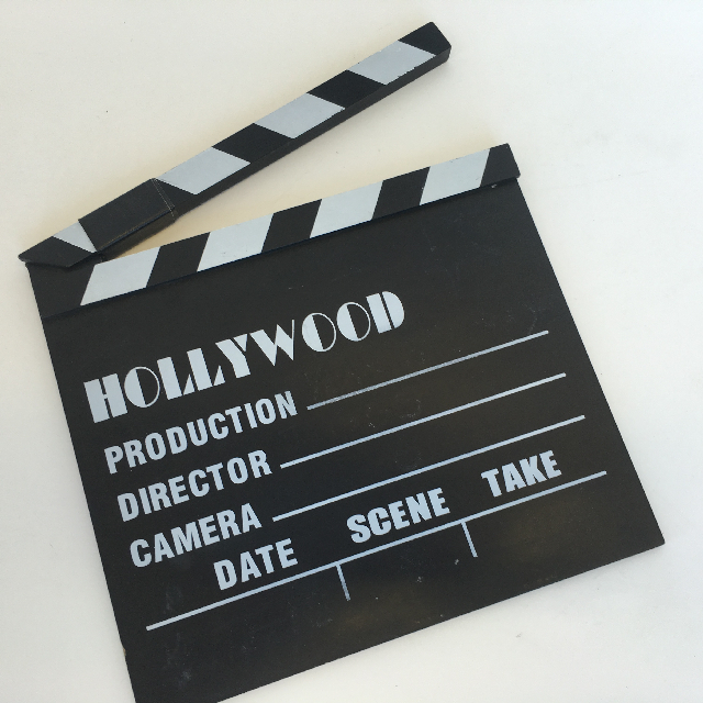 CLAPPER BOARD, Medium - 29cm Wide