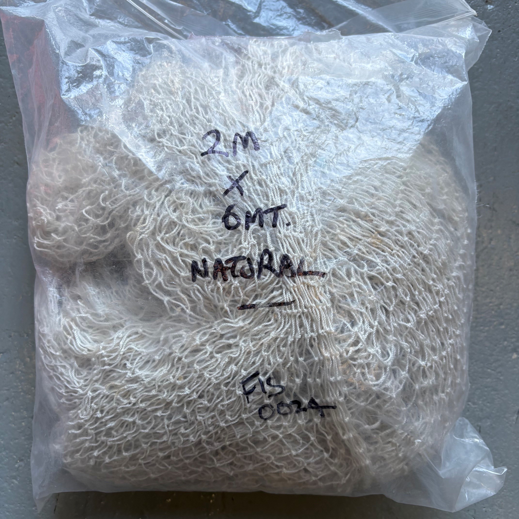 FISHING NET, Natural 2 x 6mtrs