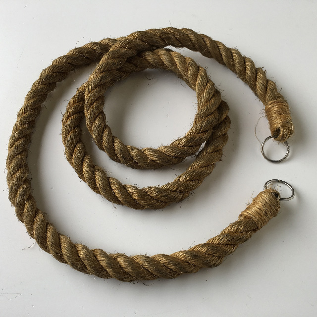 BARRIER (Bollard) ROPE, Natural 2.2m Long