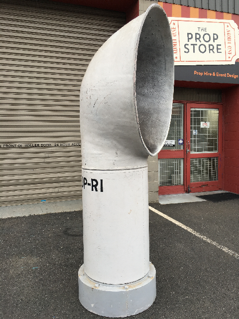 SHIP'S FUNNEL, Freestanding 105cm Base x 85cm x 2.25m High