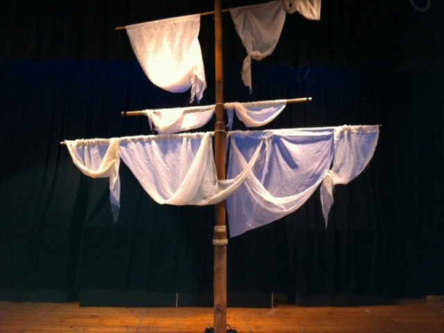 SHIP'S MAST, Freestanding 3m High