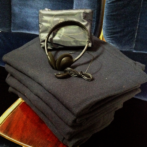 AIRLINE BLANKET, Navy