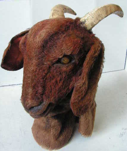 TAXIDERMY, Goat Head Brown - Model/Mask