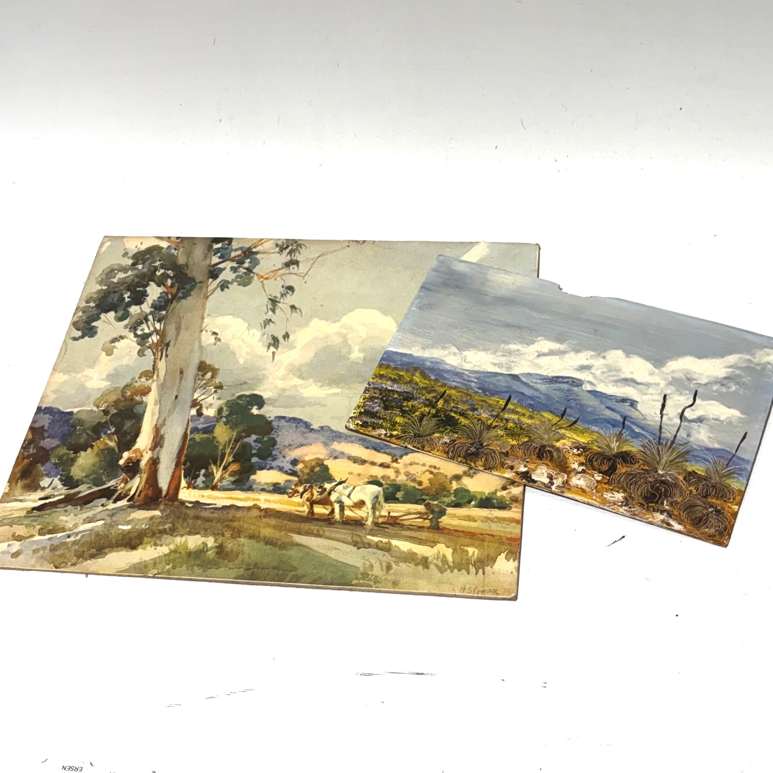 ARTWORK, Landscape Painting on Art Board