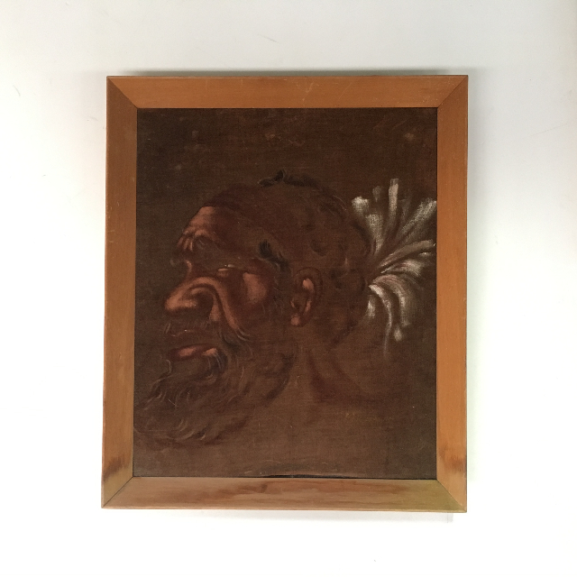 ARTWORK, Portrait Male (Small) - Aboriginal