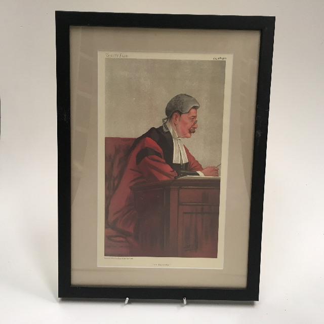 ARTWORK, Framed Print Judge - Vanity Fair 1