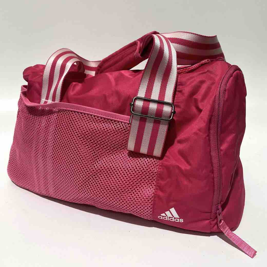 BAG, Overnight Travel - Pink Adidas Stripe Sport 