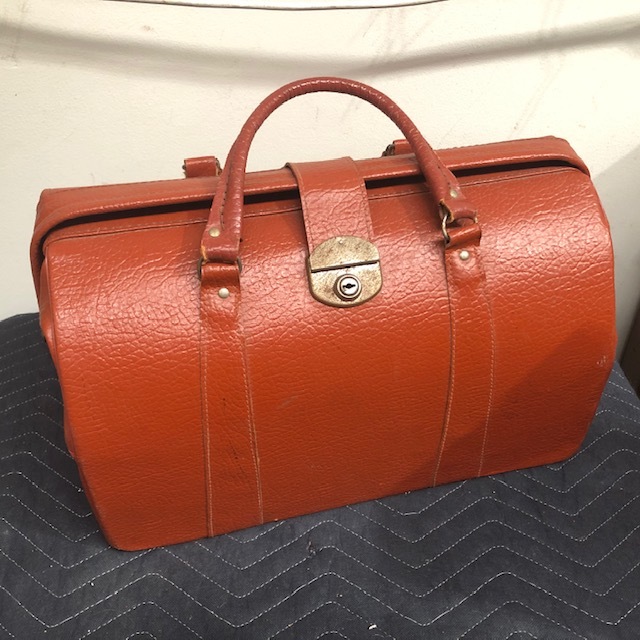 BAG, Gladstone Style Briefcase - Rust Brown