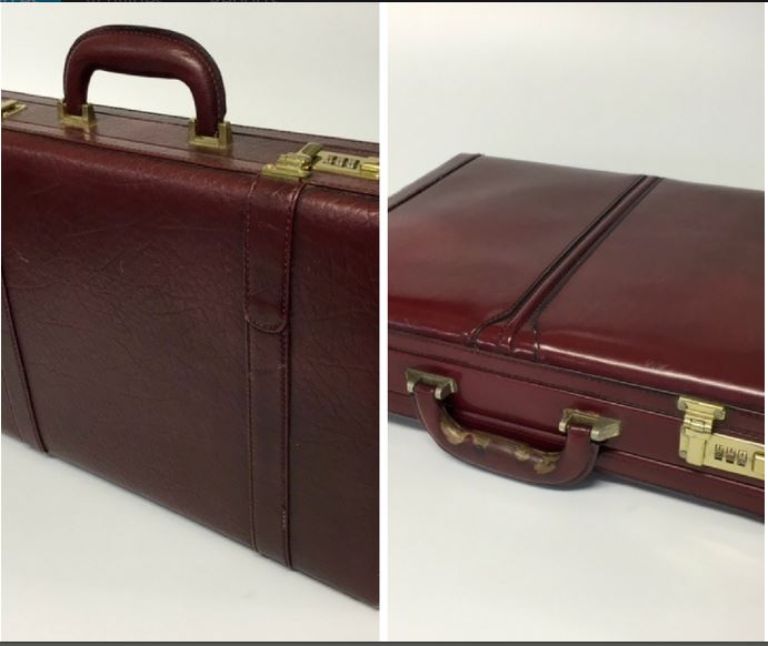 BRIEFCASE, Hard Shell Exec Style - Burgundy