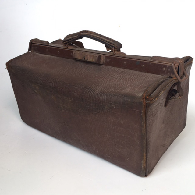 BAG, Gladstone Style - Brown Leather