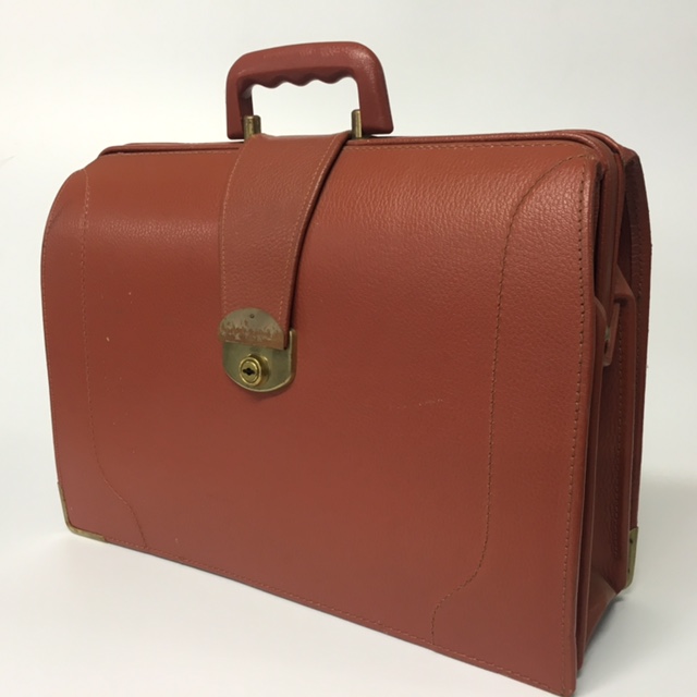 BRIEFCASE, Expanding Style - Rust Brown