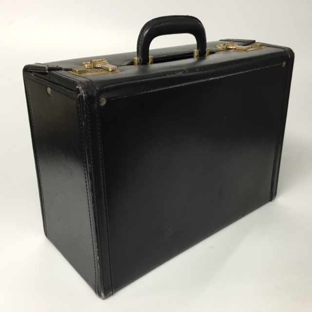 BRIEFCASE, Legal Style Ex Wide - Black