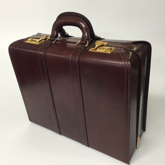 BRIEFCASE, Legal Style Ex Wide - Burgundy