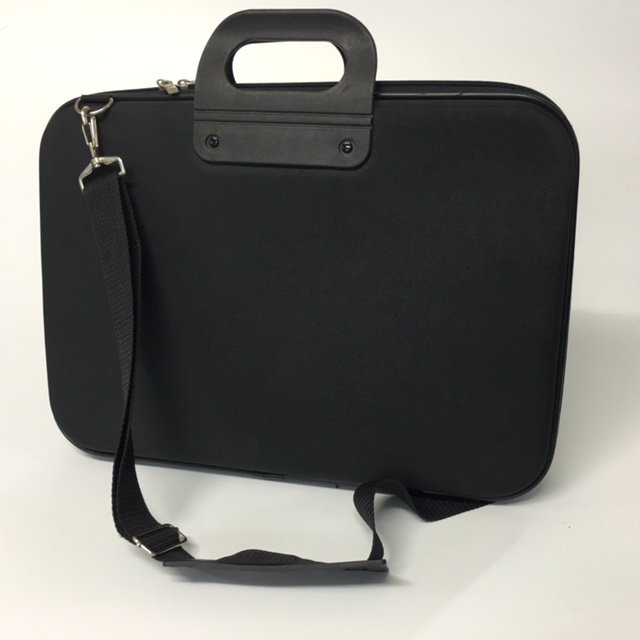 BRIEFCASE, Slimline - Black Contemp