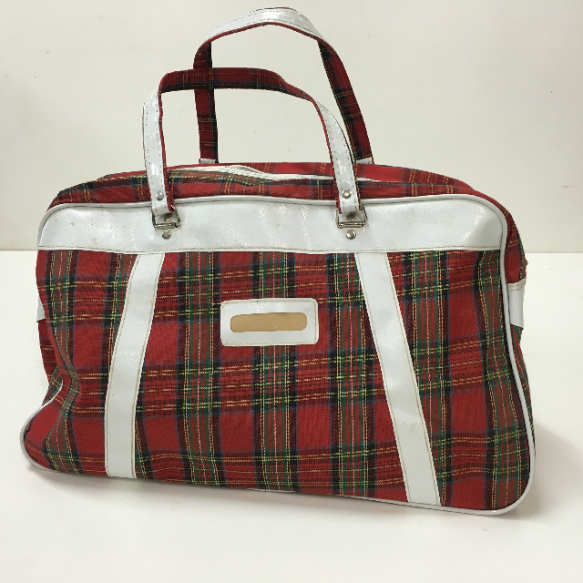 BAG, Retro Tartan White Detail