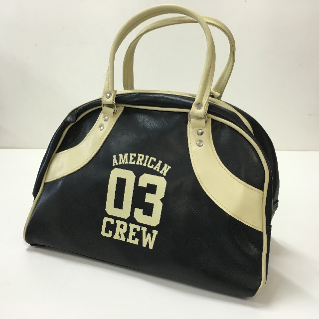 BAG, Retro Vinyl - Black Cream 03 Crew