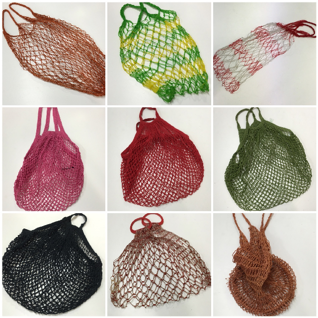 BAG, String Shopping Bag,  BAG0091 - w Plastic Handle