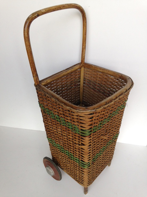 TROLLEY, Shopping Trolley - Vintage Cane