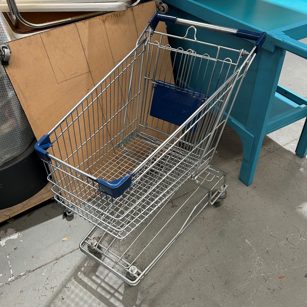 TROLLEY, Shopping Trolley - Blue or Green