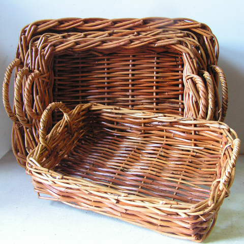 BASKET, Shallow Tray Large 50 x 36cm, BAS0095 Med 42 x 30cm