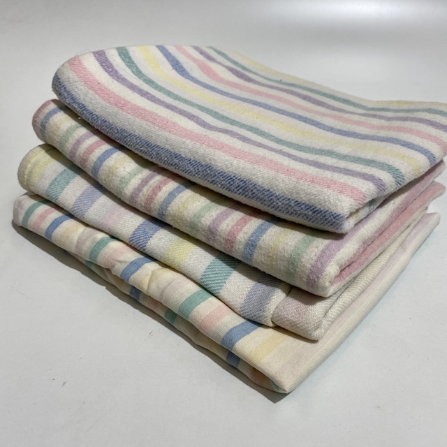 PILLOWCASE, Striped Pastel Colours
