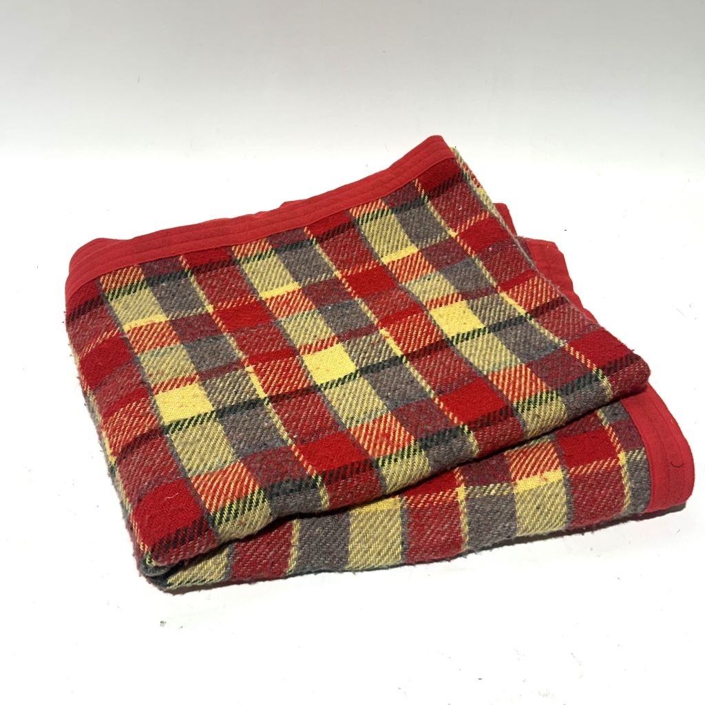 BLANKET, Picnic Blanket, Red/Yellow/Black