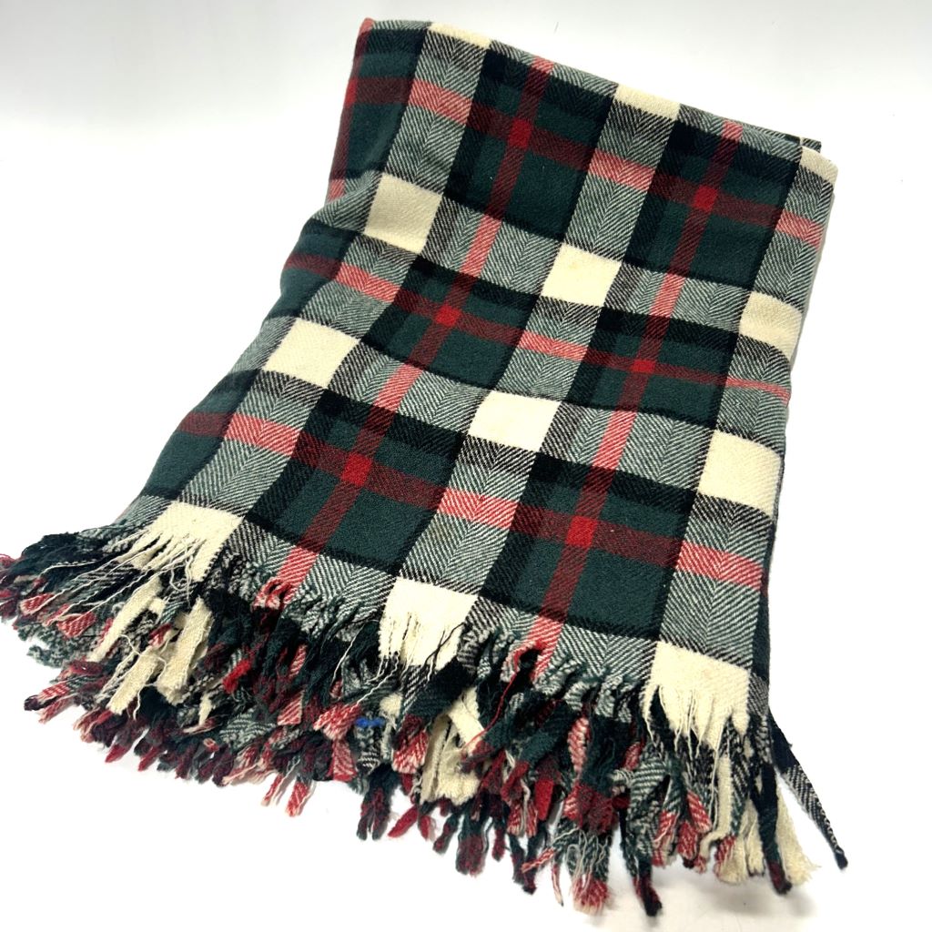 BLANKET, Picnic Blanket - Green, Black, Red,Cream Tartan
