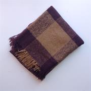 BLANKET, Picnic Blanket - Beige & Burgundy