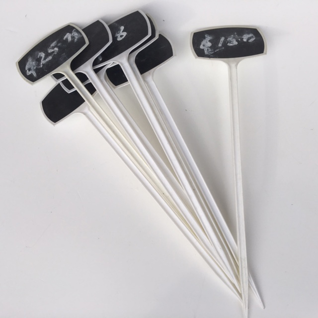 BLACKBOARD, Stick - Florist White Plastic