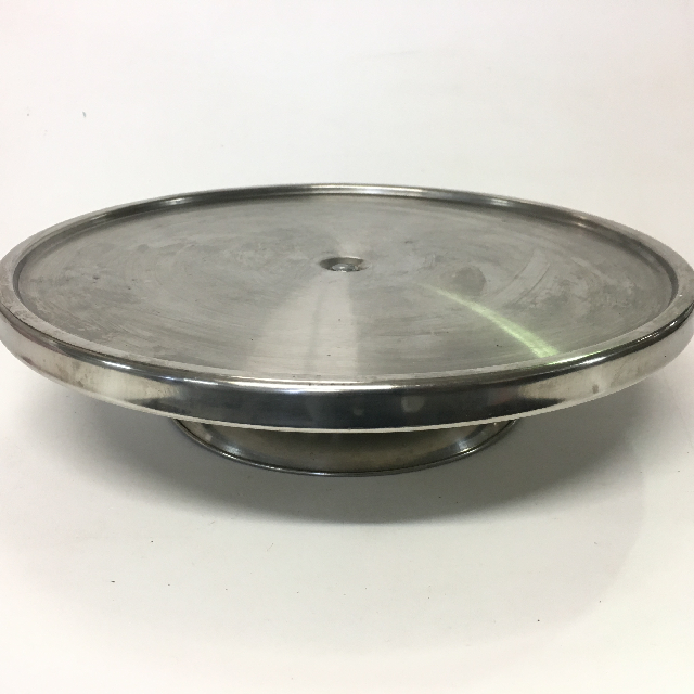CAKE STAND, Stainless Steel - Medium