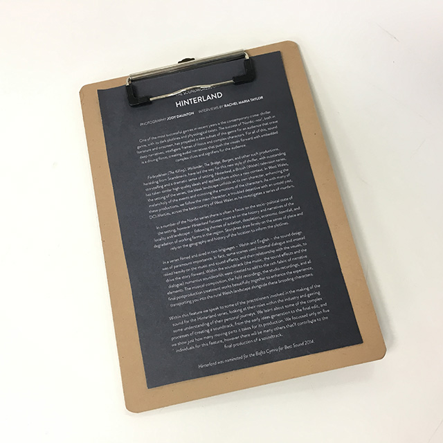 MENU, Small Clipboard Style