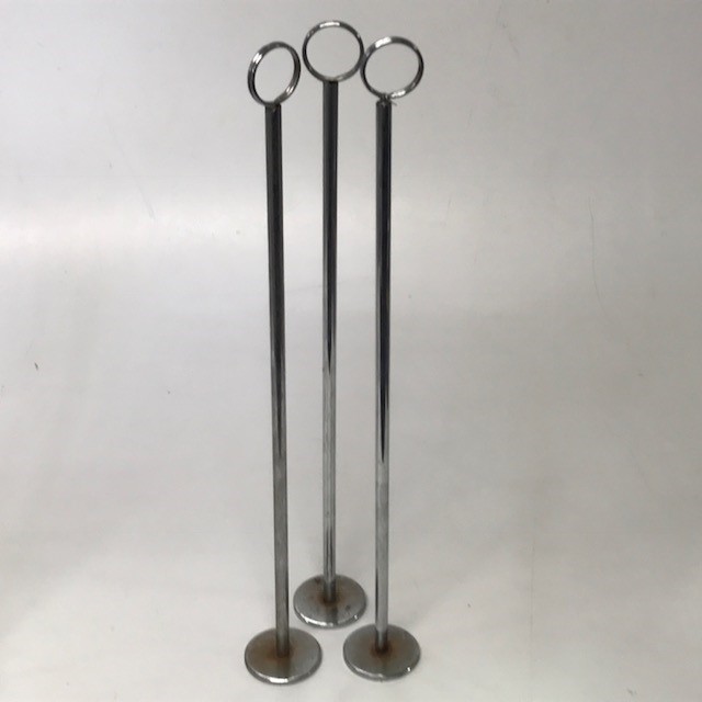 TABLE NUMBER HOLDER, Stainless Steel