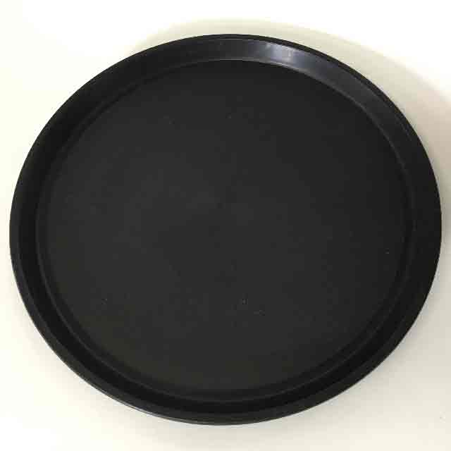 TRAY, Black Cafe Bar Style - Round 
