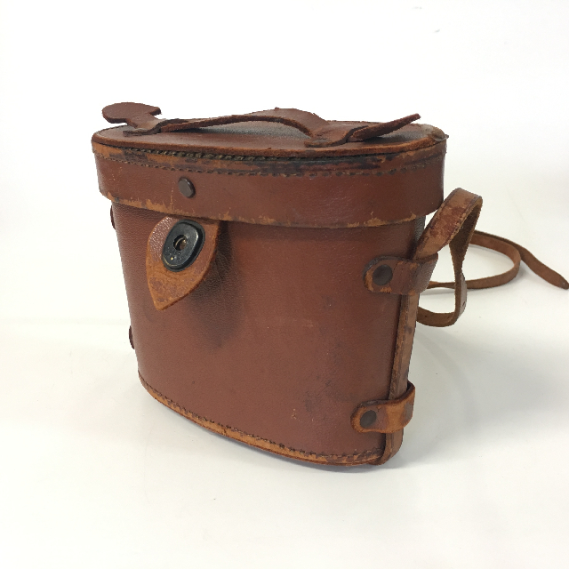 BINOCULAR CASE, Brown Leather - Small