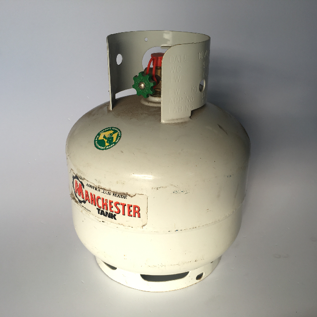 GAS CYLINDER, Small  Grey Manchester Tank