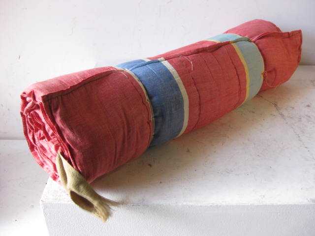 MATTRESS ROLL, Red Stripe 1970s