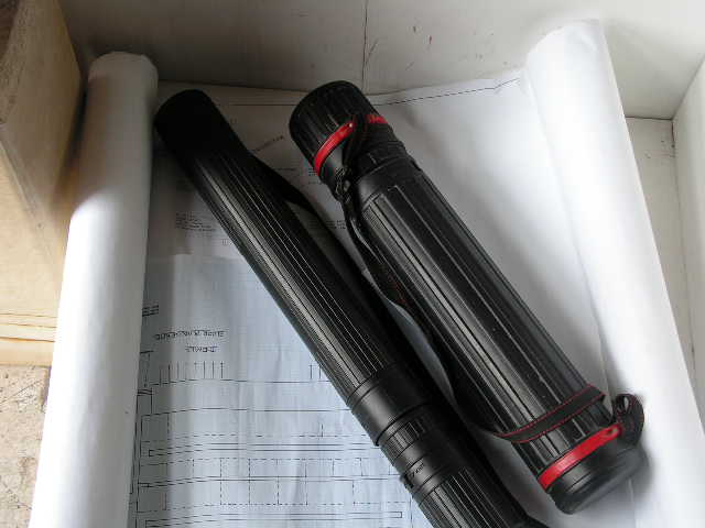 PLANS, Architect / Construction Plans  PLA0151 - PLANS, Architect / Construction Plan Tubes