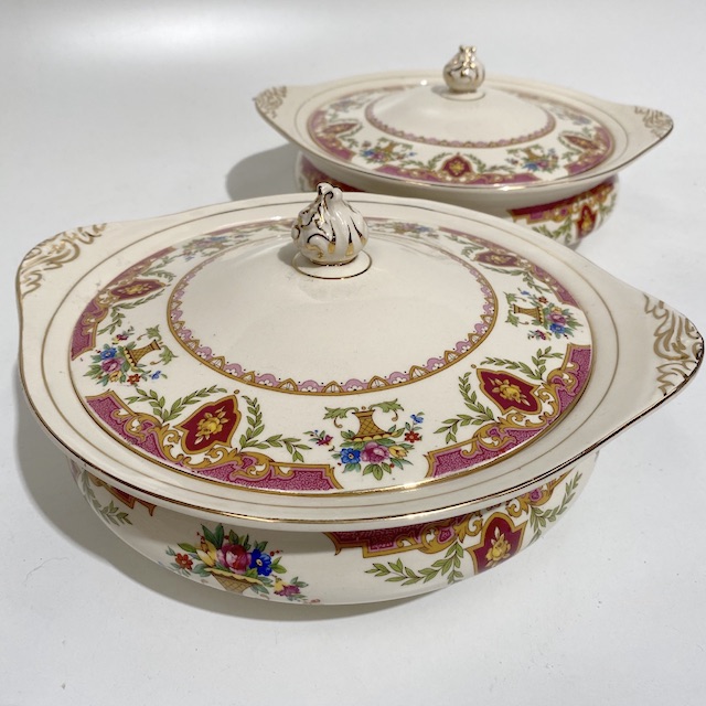 DINNERWARE, Vintage Part Set - Pink Regency Serving Dish