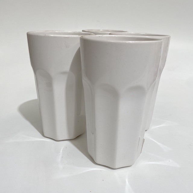 MUG or TUMBLER, White Ceramic Large