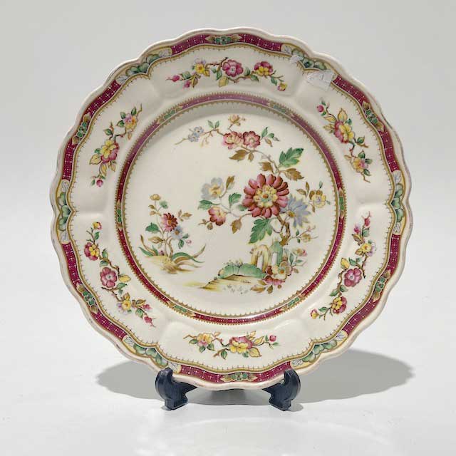 PLATE, Vintage Floral