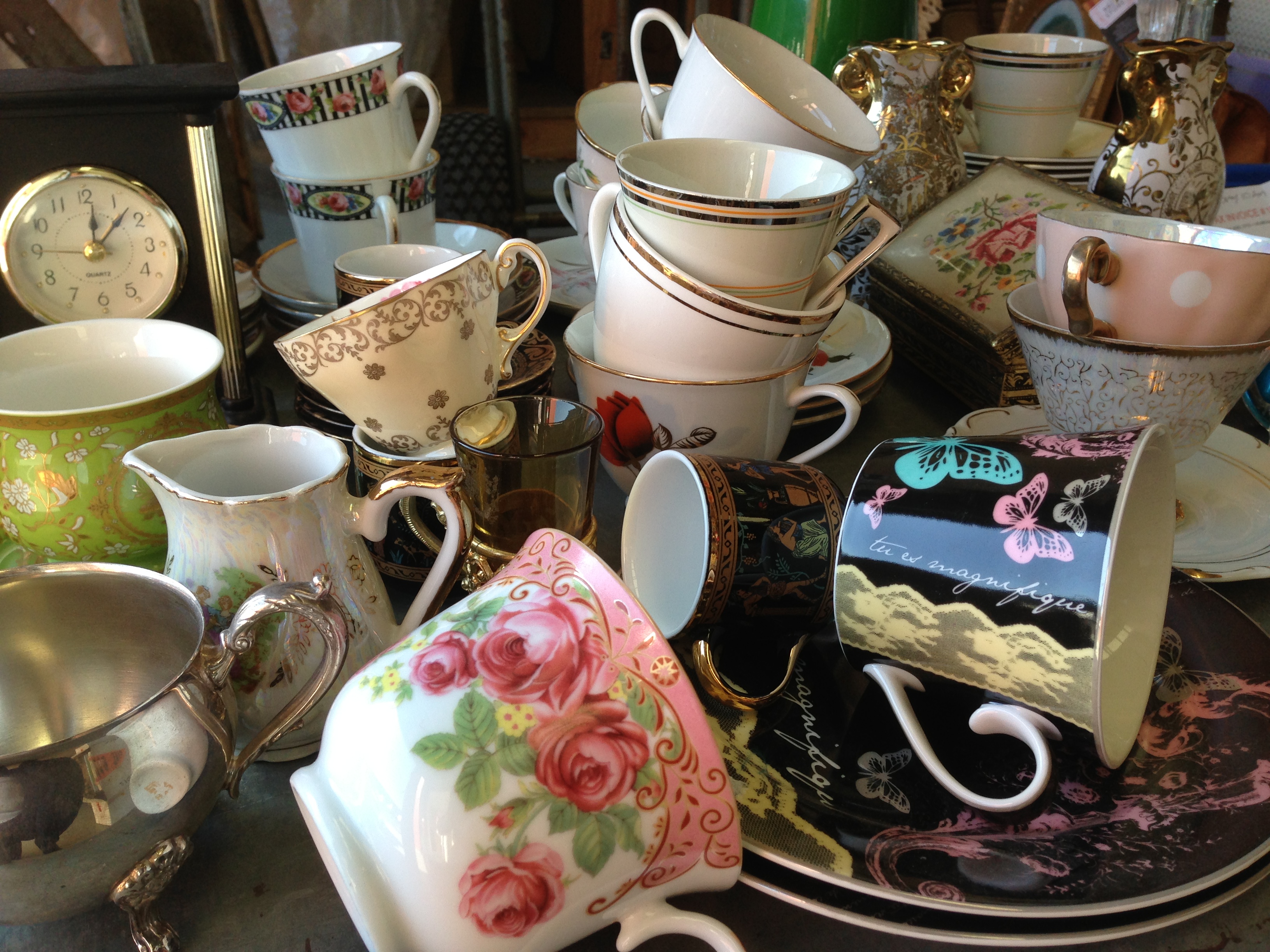 CUP & SAUCER, Designer Bone China - Assorted