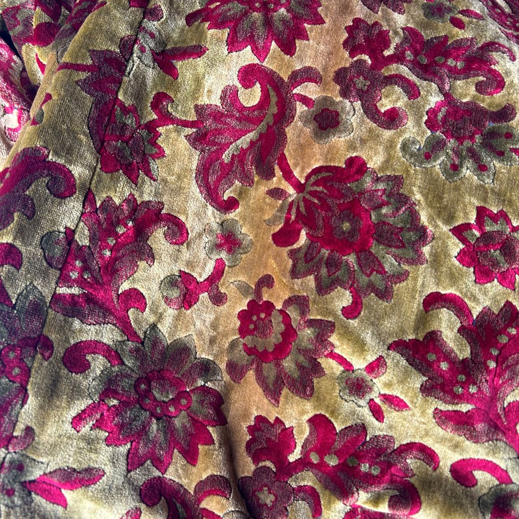 CURTAIN, Floral Velvet 3.3mW x 2.4mD