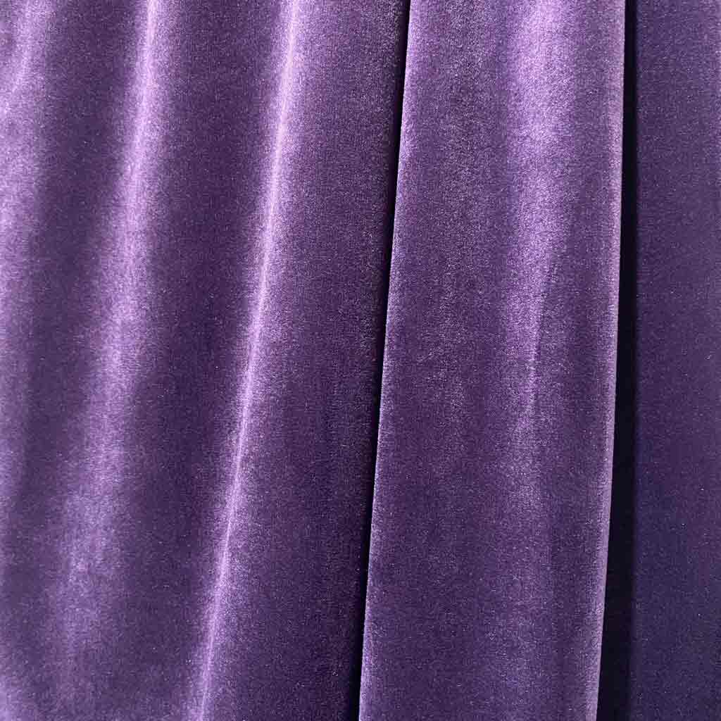 CURTAIN, Purple Velveteen 1.5m x 3m drop