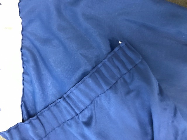 CURTAIN, Blue 2.9m x 2-3m drop