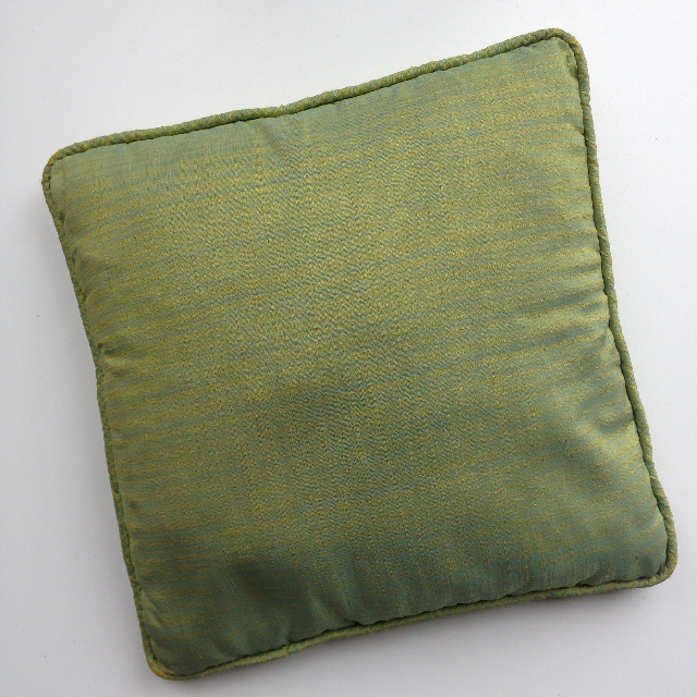 CUSHION, Green & Blue Shot Silk 35cm (Small)