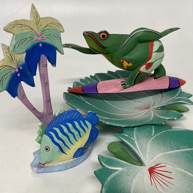 DECOR, Hand Painted Wooden Miscellaneous - Tropical
