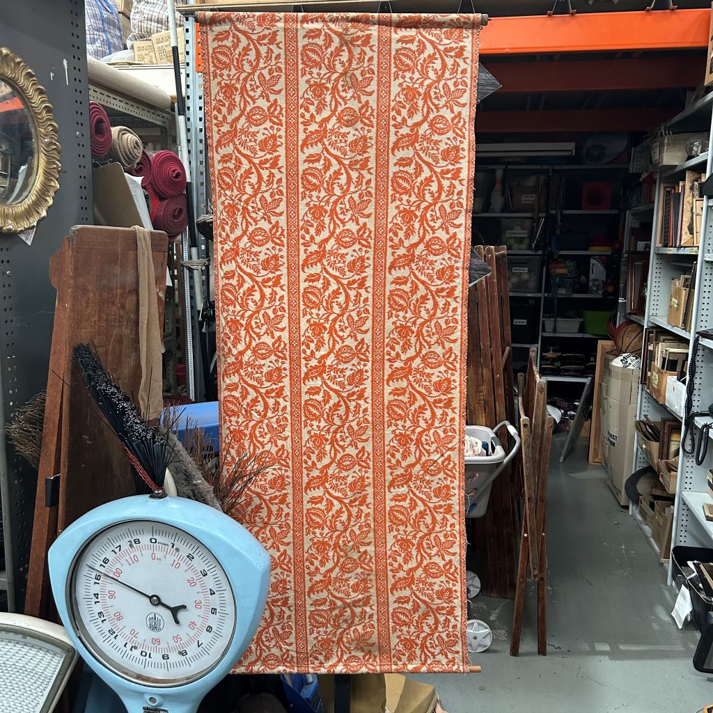 WALL HANGING, Orange 68cmW x 1800L